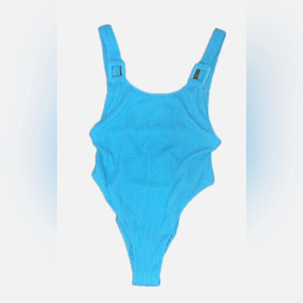 Aerie Turquoise Textured Swimsuit -NWOT